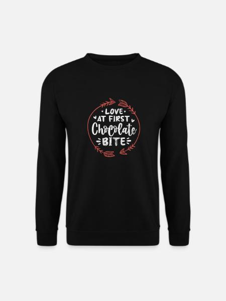 Chocolate - Unisex Sweatshirt - black