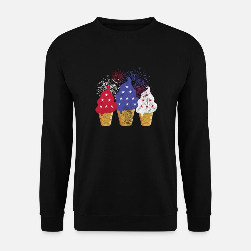 Eiscreme - Unisex Pullover - Schwarz