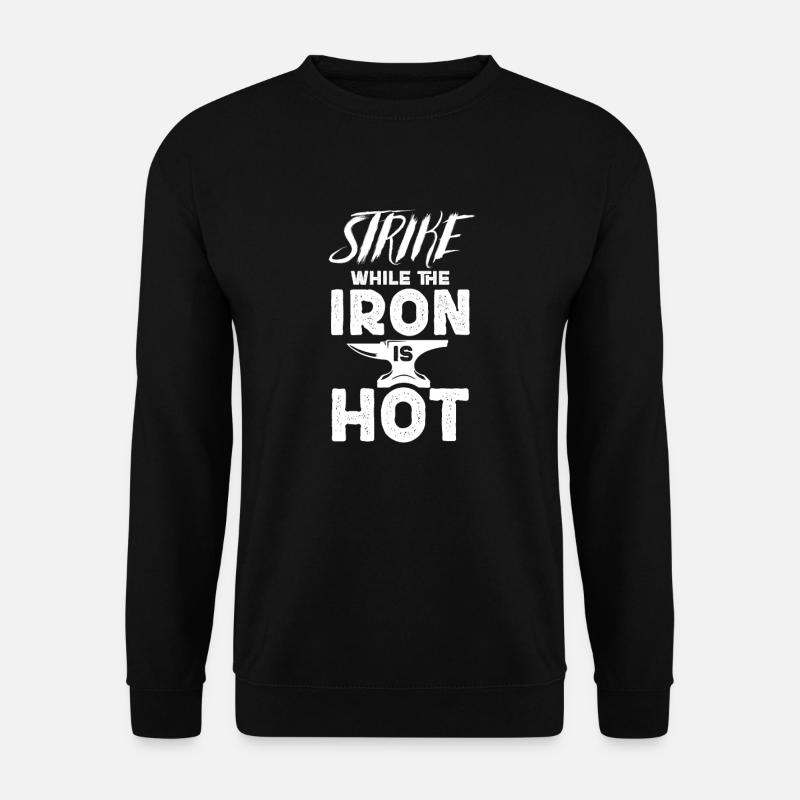 Blacksmith Schiede Anvil Cutler Gift - Unisex Sweatshirt - black