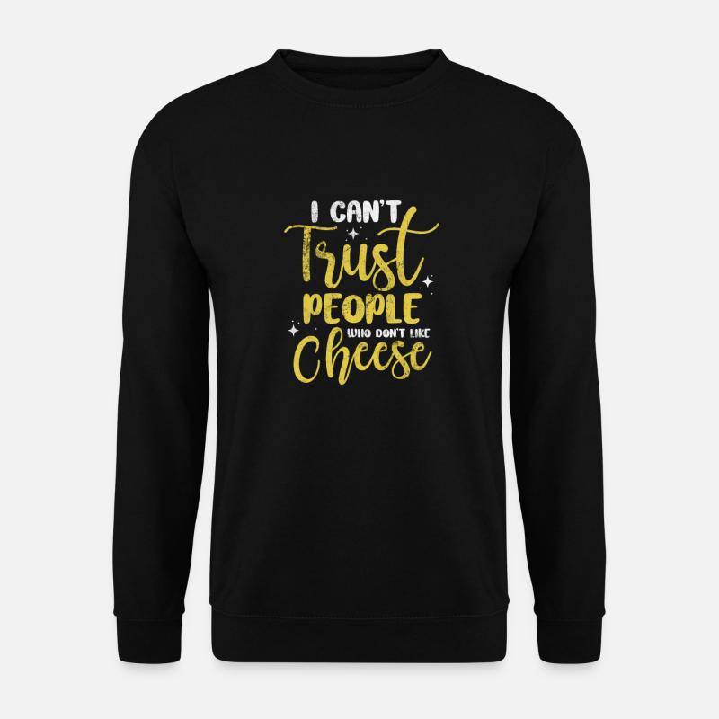 Käse - Unisex Pullover - Schwarz