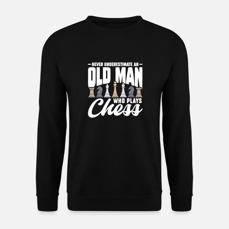 Chess Chessboard Checkmate Chess Player - Unisex Sweatshirt - black