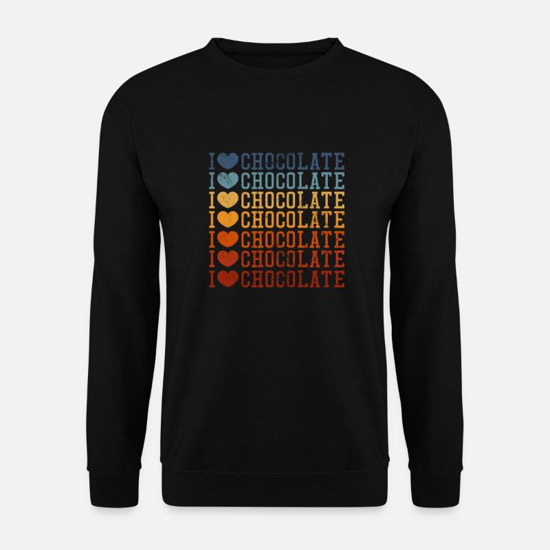 Schokolade - Unisex Pullover - Schwarz