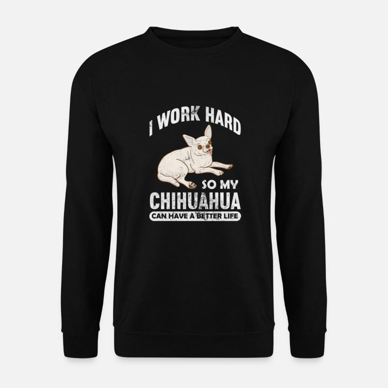 Chihuahua - Unisex Pullover - Schwarz