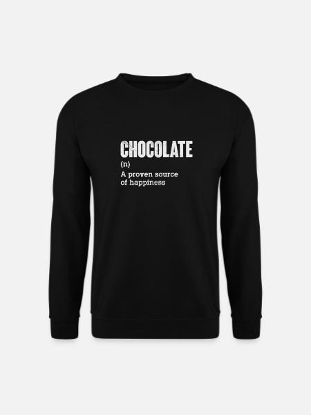 Chocolate - Unisex Sweatshirt - black