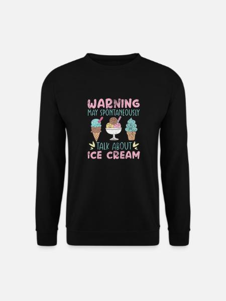 Eiscreme - Unisex Pullover - Schwarz