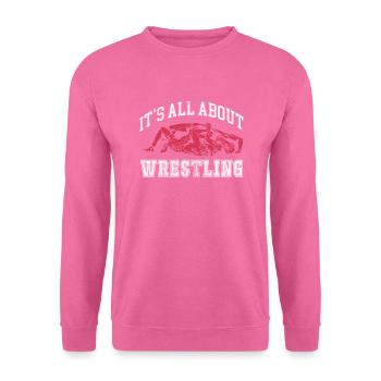 Lutte - Sweat-shirt Unisexe - rose - Devant