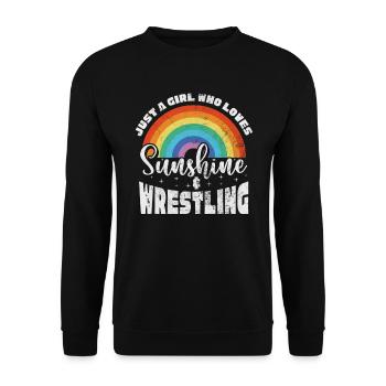 Wrestling - Unisex Pullover - Schwarz - Vorne - Alina (178cm) & Michal (187cm)