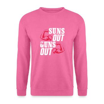 Bodybuilder Body Building Fitness Gym Geschenk - Unisex Pullover - Pink - Vorne