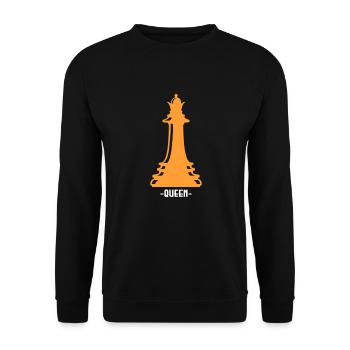 Chess Chessboard Checkmate Chess Player - Unisex Sweatshirt - black - Front - Alina (178cm) & Michal (187cm)