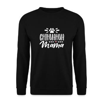 Chihuahua chien chien école chien propriétaire cadeau - Sweat-shirt Unisexe - noir - Devant - Alina (178cm) & Michal (187cm)
