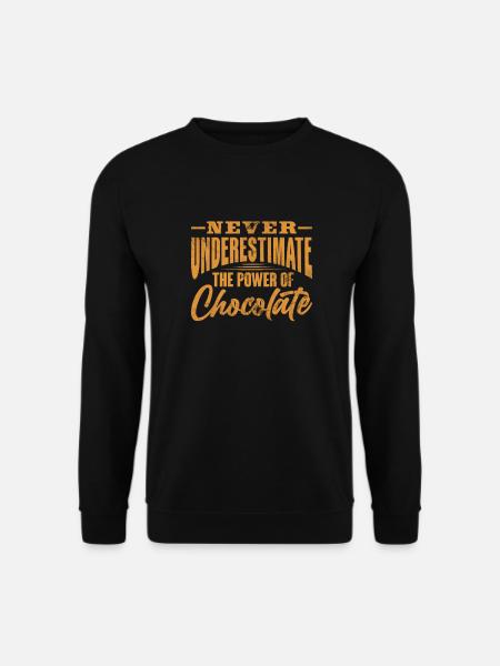 Chocolate - Unisex Sweatshirt - black