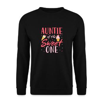 Crème glacée Crème glacée Crème glacée Cadeau d’été - Sweat-shirt Unisexe - noir - Devant - Alina (178cm) & Michal (187cm)