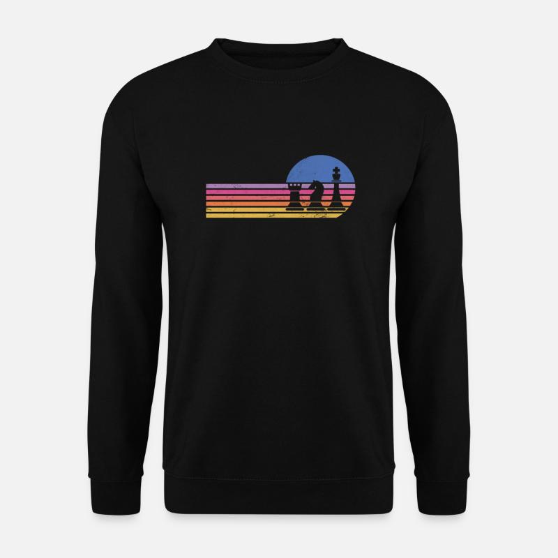 Échecs - Sweat-shirt Unisexe - noir