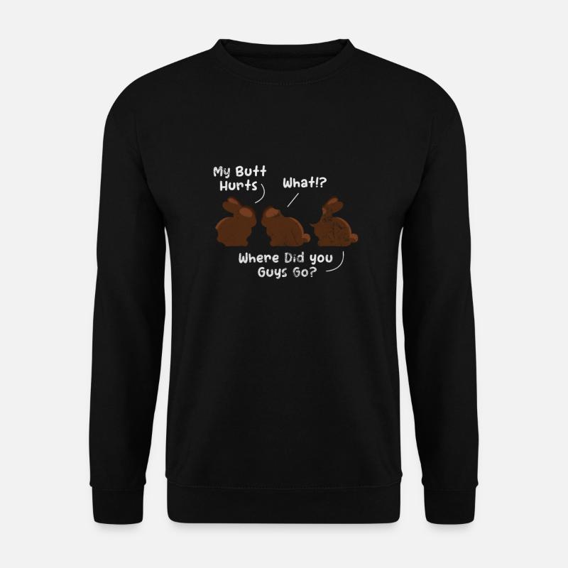 Chocolate - Unisex Sweatshirt - black