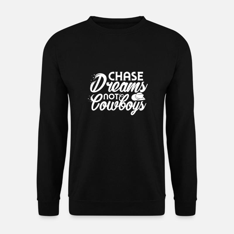 Cowboy Cowboy Boots Western Gift - Unisex Sweatshirt - black
