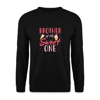 Ice Cream Ice Cream Ice Cream Summer Gift - Unisex Sweatshirt - black - Front - Alina (178cm) & Michal (187cm)