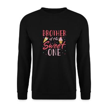 Eiscreme - Unisex Pullover - Schwarz - Vorne - Alina (178cm) & Michal (187cm)