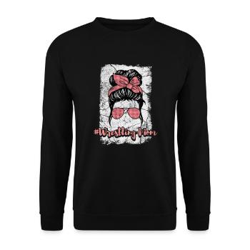 Wrestling - Unisex Pullover - Schwarz - Vorne - Alina (178cm) & Michal (187cm)