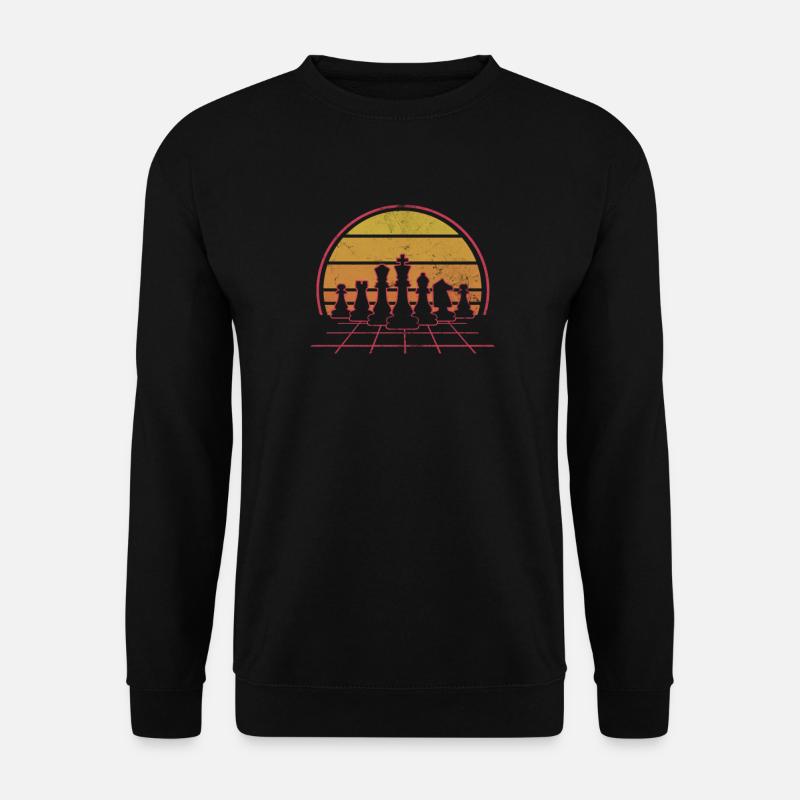 Échecs - Sweat-shirt Unisexe - noir