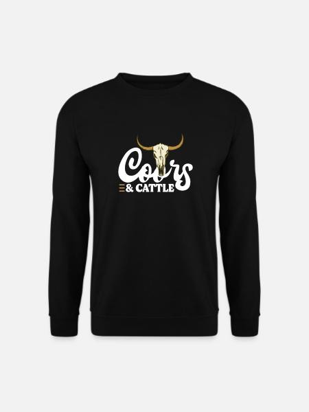 Cowboy Cowboy Boots Western Gift - Unisex Sweatshirt - black