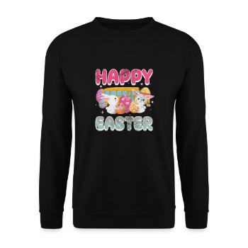 Busfahrer - Unisex Pullover - Schwarz - Vorne - Alina (178cm) & Michal (187cm)