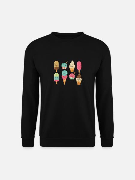 Eiscreme - Unisex Pullover - Schwarz