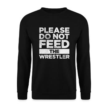 Wrestling - Unisex Pullover - Schwarz - Vorne - Alina (178cm) & Michal (187cm)
