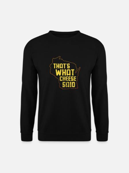 Cheese - Unisex Sweatshirt - black