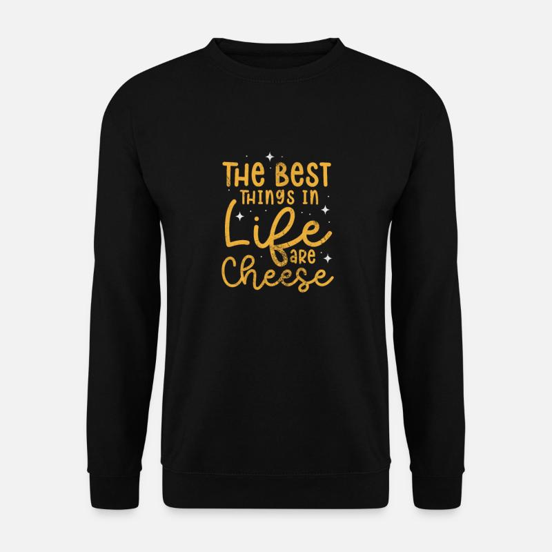 Cheese - Unisex Sweatshirt - black