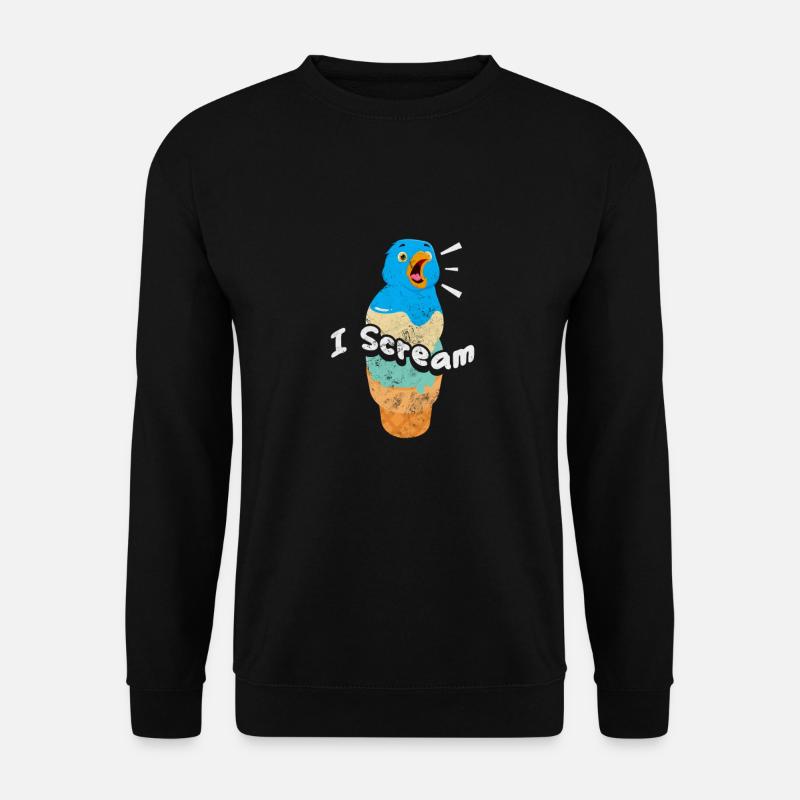 Eiscreme - Unisex Pullover - Schwarz