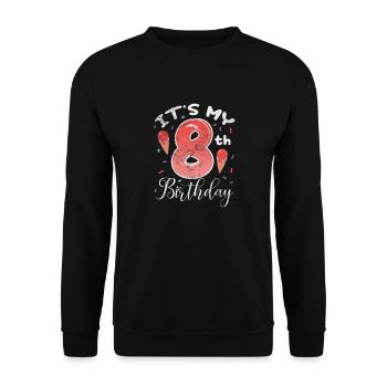 Eiscreme - Unisex Pullover - Schwarz - Vorne - Alina (178cm) & Michal (187cm)