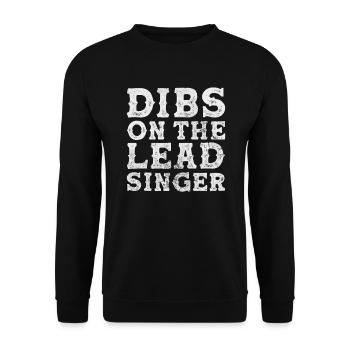 Singer - Unisex Sweatshirt - black - Front - Alina (178cm) & Michal (187cm)