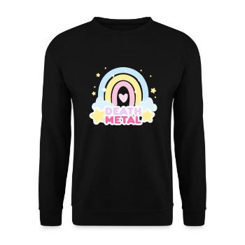 Cadeau de Festival de musique Death Metal - Sweat-shirt Unisexe - noir - Devant - Alina (178cm) & Michal (187cm)