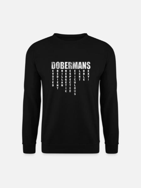 Doberman - Sweat-shirt Unisexe - noir
