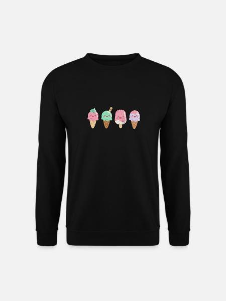 Eiscreme - Unisex Pullover - Schwarz