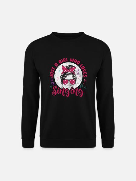 Sänger - Unisex Pullover - Schwarz