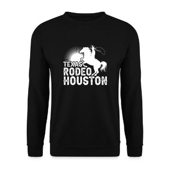 Cowboy Cowboy bottes Western cadeau - Sweat-shirt Unisexe - noir - Devant - Alina (178cm) & Michal (187cm)