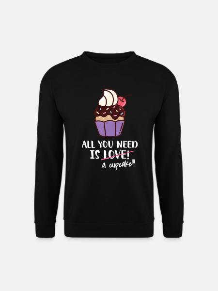 Cupcake Muffin Baking Gift - Unisex Sweatshirt - black