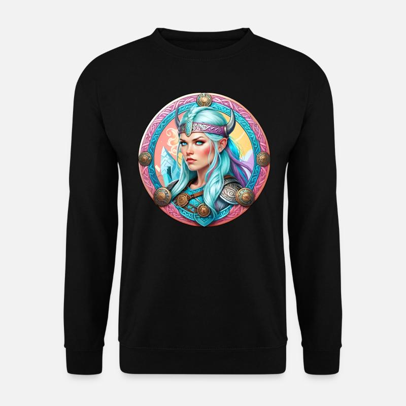 Proud Vikings in Germania Shieldmaiden - Unisex Sweatshirt - black