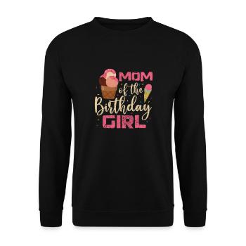 Eiscreme - Unisex Pullover - Schwarz - Vorne - Alina (178cm) & Michal (187cm)