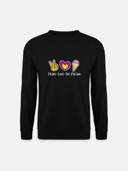 Eiscreme - Unisex Pullover - Schwarz
