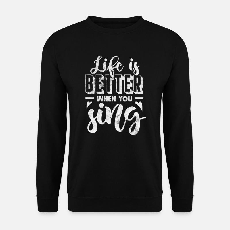 Singer - Unisex Sweatshirt - black