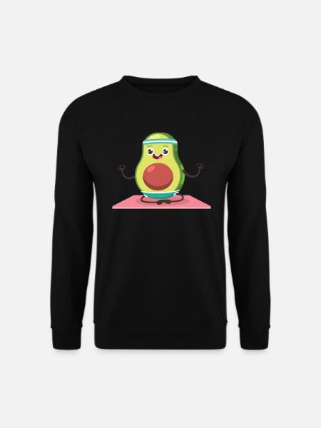 Avocado Guacamole Vegan Gift - Unisex Sweatshirt - black