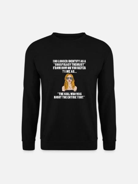 Verschwörung - Unisex Pullover - Schwarz