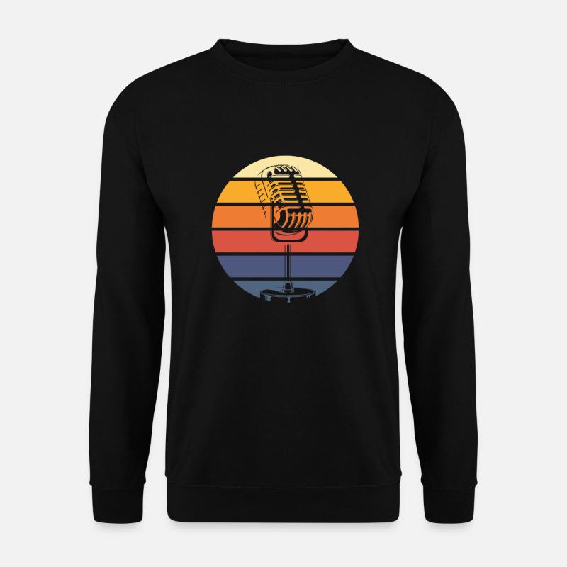 Sänger Sängerin Singen Musiker Geschenk - Unisex Pullover - Schwarz