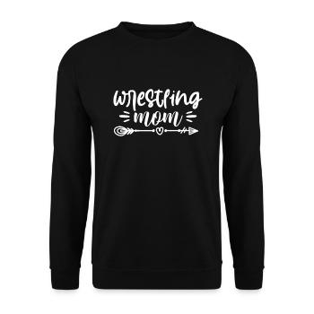 Wrestling Wrestler Fight Wrestling Ringer Gift - Unisex Sweatshirt - black - Front - Alina (178cm) & Michal (187cm)