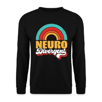 Autisme - Sweat-shirt Unisexe - noir - Devant - Alina (178cm) & Michal (187cm)