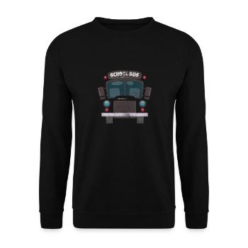 Busfahrer - Unisex Pullover - Schwarz - Vorne - Alina (178cm) & Michal (187cm)