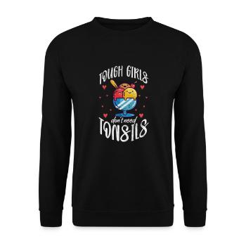 Eiscreme - Unisex Pullover - Schwarz - Vorne - Alina (178cm) & Michal (187cm)
