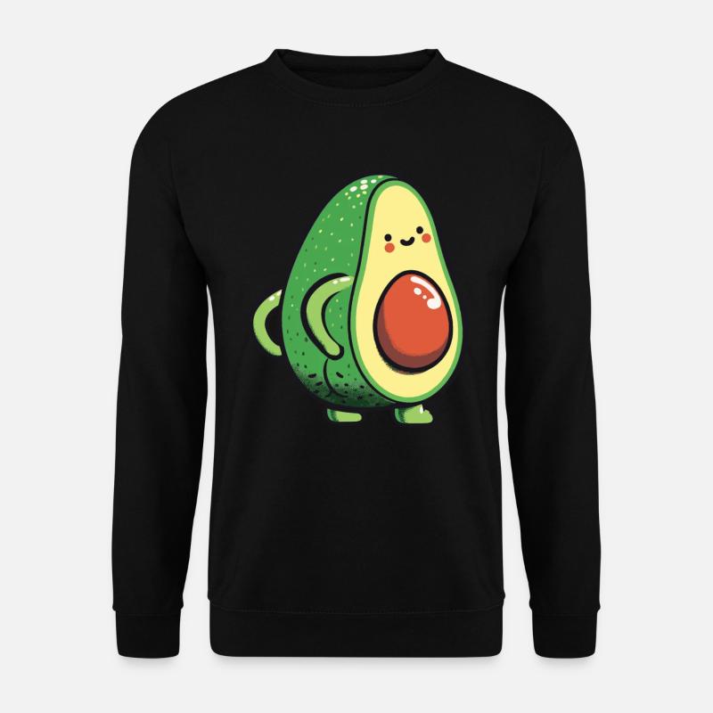 Avocado Guacamole Vegan Gift - Unisex Sweatshirt - black